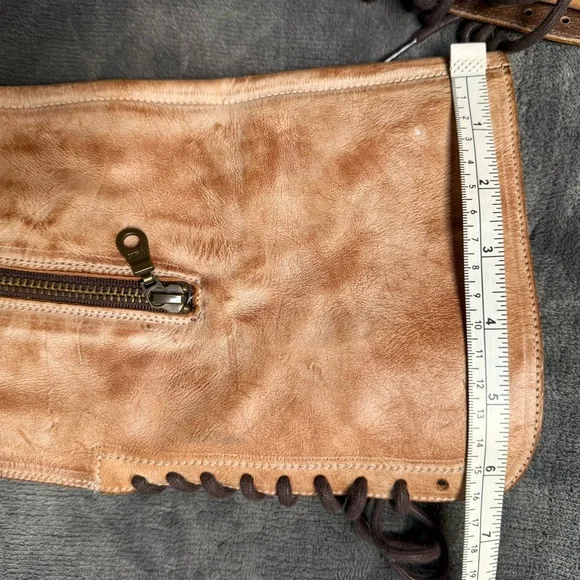 RARE Bed Stu Roan Lace Up Leather Knee-High Boots - Picture 4 of 7